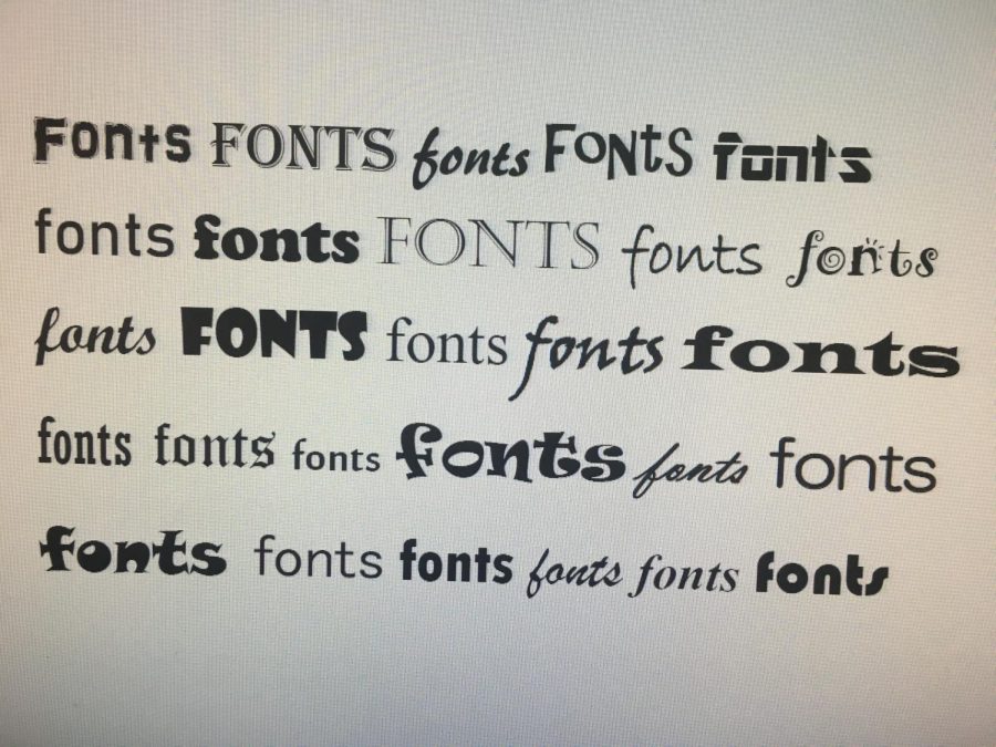 Fonts can be fun, but do they distract the reader from the writing?