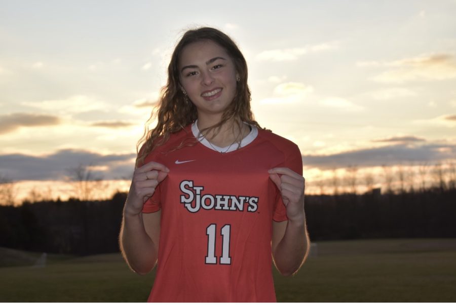 Hope is committed to play soccer at St. Johns University. 